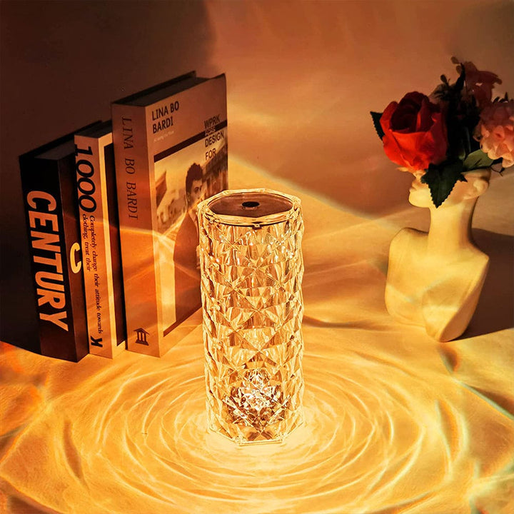 3 or 16 Colors LED Crystal Table Lamp