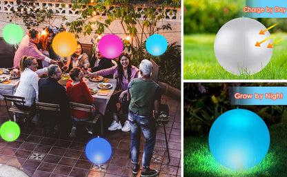 Solar LED Sphere Light - Add Charm to Your Pool or Garden