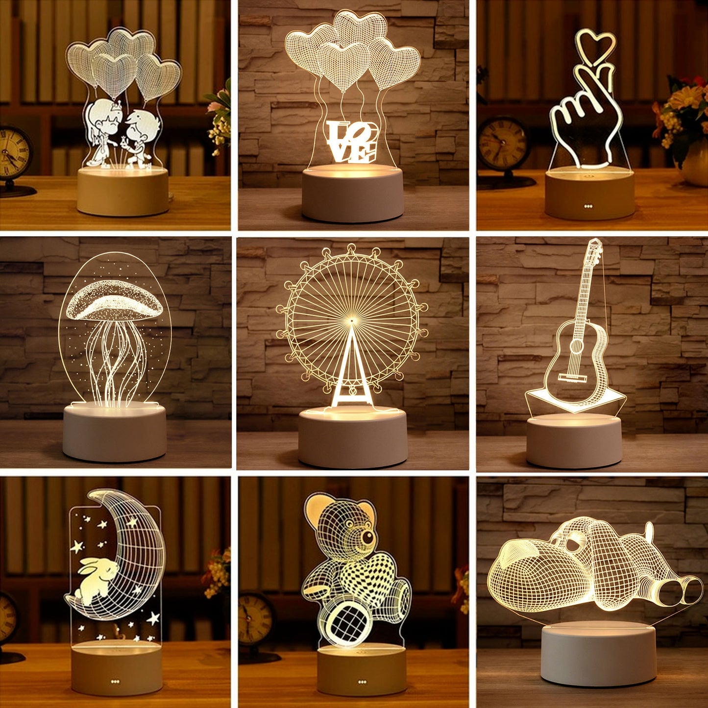 Enchanting LED Ambience Table Night Lamp