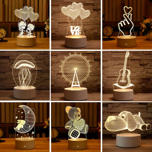 Enchanting LED Ambience Table Night Lamp