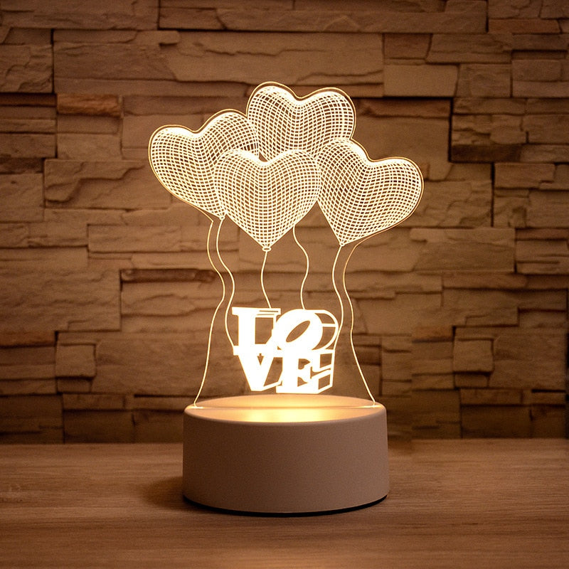 Enchanting LED Ambience Table Night Lamp